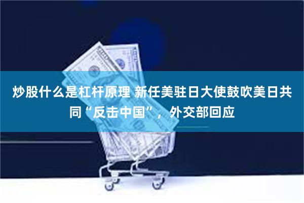 炒股什么是杠杆原理 新任美驻日大使鼓吹美日共同“反击中国”，外交部回应