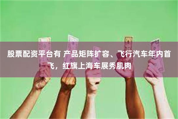 股票配资平台有 产品矩阵扩容、飞行汽车年内首飞，红旗上海车展秀肌肉