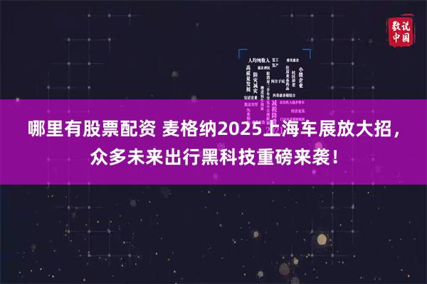 哪里有股票配资 麦格纳2025上海车展放大招，众多未来出行黑科技重磅来袭！