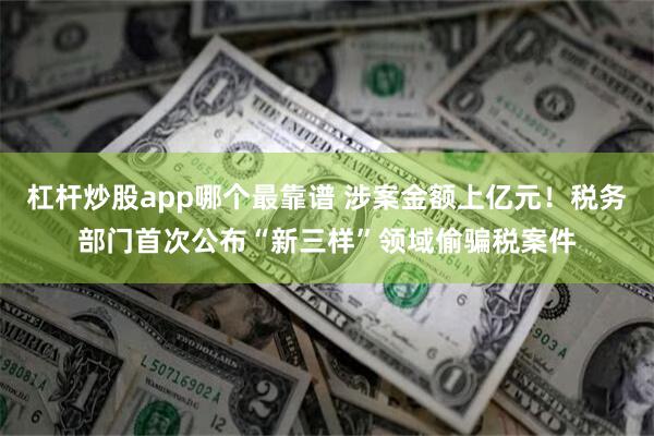 杠杆炒股app哪个最靠谱 涉案金额上亿元！税务部门首次公布“新三样”领域偷骗税案件